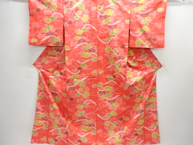 JAPANESE KIMONO / KOMON / NORICHIRASHI & FLOWER